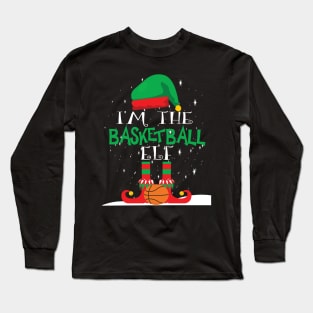 basketball elf matching family group christmas gift Long Sleeve T-Shirt